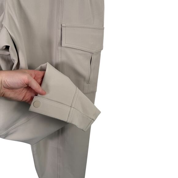 Athleta Endless High Rise Cargo Pant Abalone Travel Gorpcore #467187 Womens 14 - Picture 5 of 11